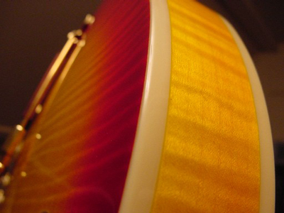 Flamed Finish: Joey Leone RBC Guitar from Eastwood Guitars