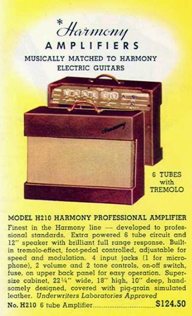 Harmony 210 Guitar Amplifier Ad Harmony 210 Guitar Amplifier Ad